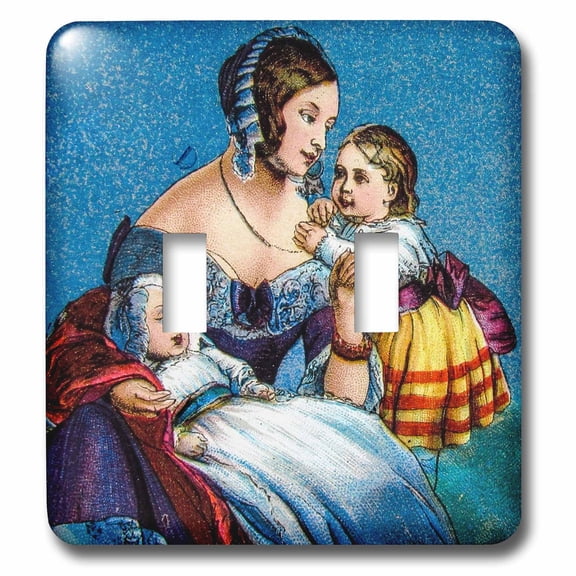 3dRose, The Life of Queen Victoria Magic Lantern Series Chapter 4 Circa 1901, double toggle switch