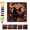 A#025, variant on Halloween Ghost Pearl Art DIY Kit, Spooky Cute 3D diamond art kits for adults beginner, Playful Ghost Black Cat Pattern, Farmhouse Fall Halloween Decor Party Gifts G