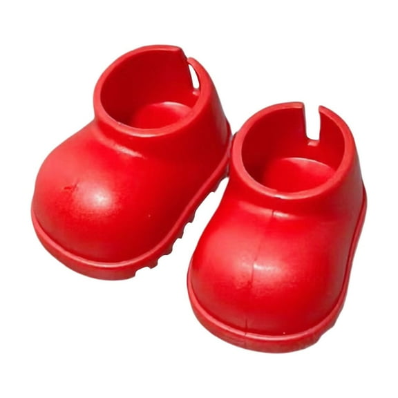 Shoes, - Themed Plush Doll Cute Accessories, Red - With Cartoon Character Design, Soft Material For Comfort, Suitable For Plush Doll Decoration, Collectible Display,
