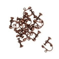 thumbnail image 2 of 12 piezas tornillo trasero pendientes hallazgos abrir bola fabricación DIY Cobre Sunnimix Resultados de la joyería del pendiente del clip, 2 of 7