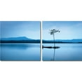 thumbnail image 2 of Cerulean Stillness Mounted Print Diptych in Multicolor, 2 of 2