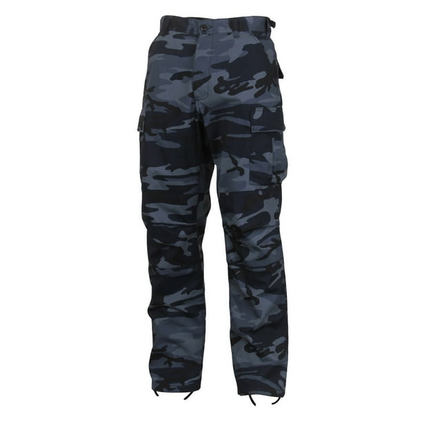 Rothco Color Camo Tactical BDU Pant S Midnight Blue Camo Walmart