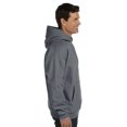 thumbnail image 4 of Hanes mens Ultimate Cotton Heavyweight Pullover Hoodie sports fan sweatshirts, Black, X-Large US .., 4 of 4