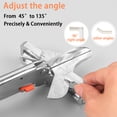 thumbnail image 5 of X-Large Sharp Multi-Angle Miter Shear Cutter with 0 to 135 Degrees, Adjustable Angular Cutting Scissors for PVC Cord Cover, Baseboard Molding, Quarter Round Trim, Tile Edge, 5 of 10