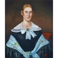 thumbnail image 2 of John Wilkie 15x17 Black Ornate Wood Framed Double Matted Museum Art Print Titled - Julia A. M. Peck (1838), 2 of 5