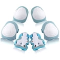 thumbnail image 1 of Sky Blue-Kids Roller Protection Knee Pad Inline Skate - Protective Gear Skateboard Protectors Kids Knee Pad, Elbow Protectors Flash Protection Set in Pink Size, 1 of 5