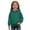 Dark Green, variant on Bobifish Toddler Boys Girls Hoodies Waffle Pattern Long Sleeve Hooded Sweatshirts With Adjustable Drawstring Hooded Casual Soft Warm Long Sleeve Hoodies,Size 3-4T