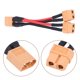 thumbnail image 5 of Conector de batería en paralelo XT60 de 2 tipos, 2 machos a 1 hembra, adaptador de arnés divisor en Y de doble extensión, cable adaptador de 14 AWG para Lipo RC [1 macho y 2 hembras], 5 of 8