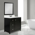 thumbnail image 3 of Design House 547018 Shorewood Unassembled 1-Door 2-Drawer Vanity without Top, 30", Espresso, 3 of 14