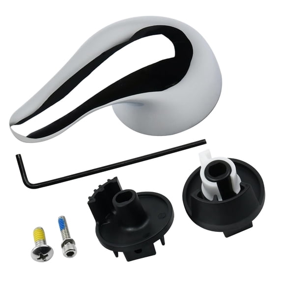 7829 Brasses Cores Mattes Black Shower Handle for Temp and Mo Control Valves Systems