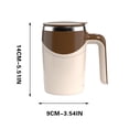 thumbnail image 2 of Puntoco Liquidación de suministros de cocina Vaso automático para mezclar café con rotación magnética Vaso para leche, 2 of 5
