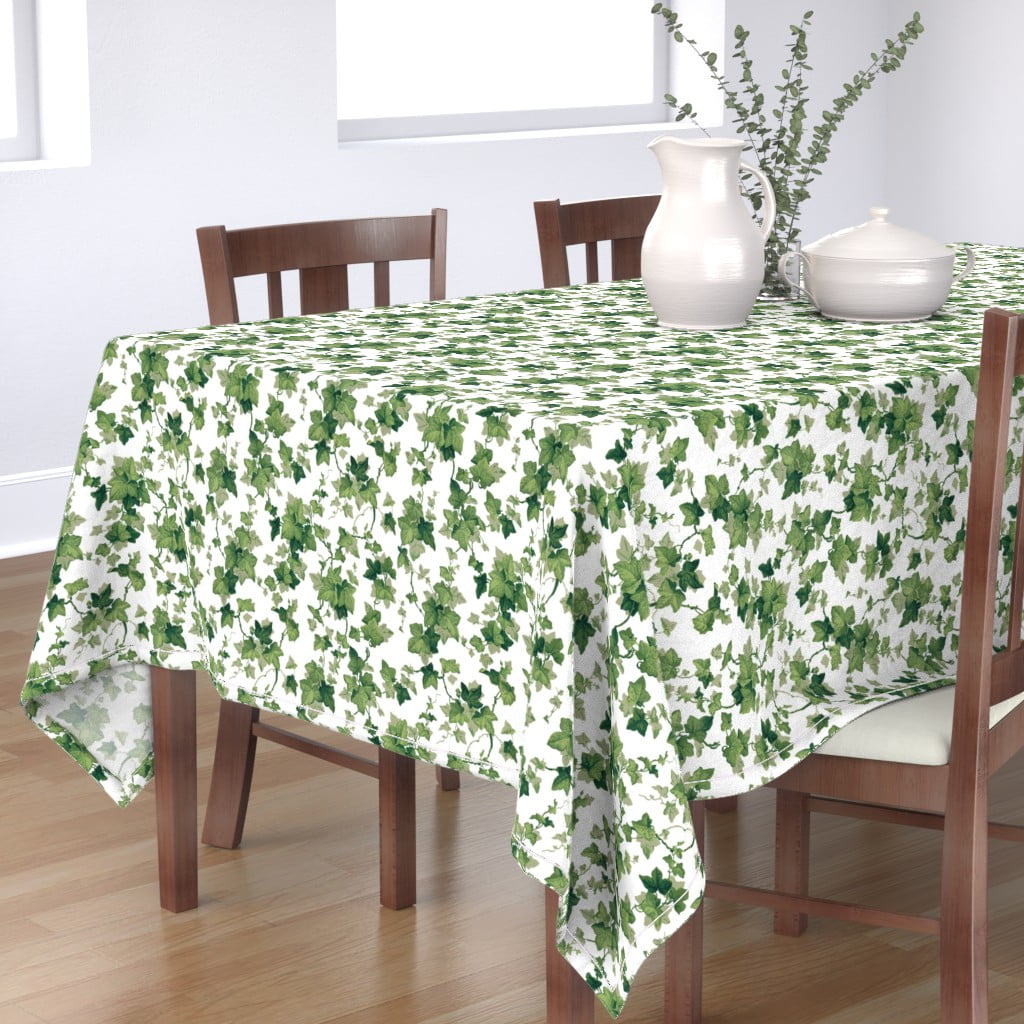 Tablecloth Green Ivy Leaves Botanical Vine English Vines Greenery