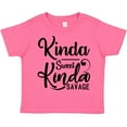 thumbnail image 3 of Inktastic Kinda Sweet, Kinda Savage Boys or Girls Toddler T-Shirt, 3 of 5