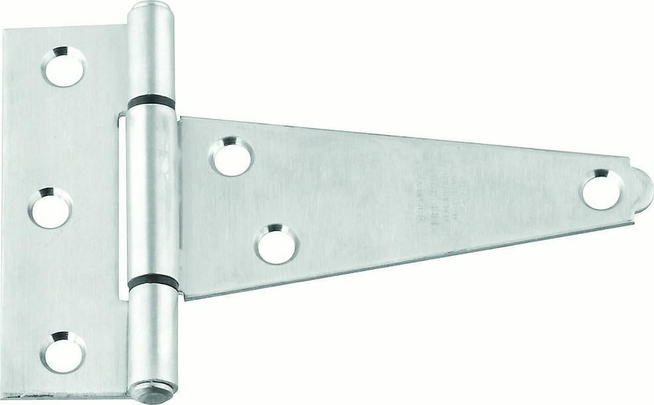 Stanley 808618 Heavy Duty THinge 8 Hole 4 in L Stainless Steel