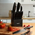 thumbnail image 2 of Hecef 15-Piece Kitchen  Knife Block Set,  Dishwasher Safe Stainless Steel Cutlery, 2 of 11