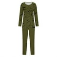 thumbnail image 5 of UAMVSH Plus Size Lounge Sets for Women 2 Piece Printed Crewneck Tops with Pants Set Oversized Casual Long Sleeve Matching Set, 5 of 5