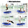 thumbnail image 4 of Goplus 50" Trampoline for 2 People Foldable Rebouncer w/Adjustable Handrail Blue, 4 of 10