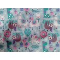thumbnail image 5 of oneOone Cotton Cambric Grayish Blue Fabric Cute Animal Sewing Craft Projects Fabric Prints By Yard 42 Inch Wide, 5 of 6