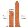 thumbnail image 3 of Italy Imported Vegetable Tanned Leather Soft Genuine Leather Men's Strap Vintage Watch Strap 18 20 22mm, 3 of 9