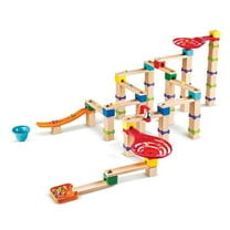 Hape Marble Run Tricks n' Twists DIY Wood Building Racetrack, 129 Pieces