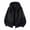 (Casual 31)Black, variant on Men's Fleece Lined Hooded Jacket, Full Zip Long Sleeve Outerwear with Drawstring Hood, Zipper Side Pockets, Relax Fit Warm Coat for Daily Wear, Casual Outings