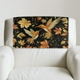 thumbnail image 3 of Xixirimido Gold Hummingbird Maple Leaf Print Recliner Headrest Protector Leather Headrest Cover for Recliner Chair Sofa Couch Head Covers for Sofa Furniture Protectors, 3Pcs, 3 of 7