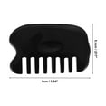 thumbnail image 2 of Unique Bargains 1 Pc Convenient Head Massage Comb for Home Black Resin, 2 of 5