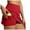 Red, variant on SXcggal Women's Double Layered Pleats Tennis Skirts For Women High Waisted Skirt With Pockets Workout Skort For Summer Casual Sports Skirts Slim Fit Stylish Beautiful Comfortable Women's Shorts