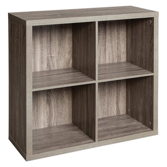 ClosetMaid Étagère de Rangement 4 Cubes avec Panneau Arrière, Gris