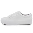 thumbnail image 2 of Zapatillas Nautica a la moda para mujer con cordones, color blanco, talla 9.5, 2 of 6