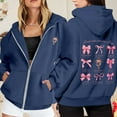 thumbnail image 1 of TINZ Veste à Capuche Décontractée à Manches Longues avec Poche Zippée et Cordon de Serrage pour Femmes, Sweat à Capuche en Rayonne, 1 of 5