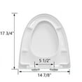 thumbnail image 5 of DeerValley DV-F636S11 Quick-Release Slow-Close Elongated Toilet Seat Fit for DV-1F52636, 5 of 7