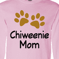 thumbnail image 4 of Inktastic Chiweenie Mom Paw Print Long Sleeve T-Shirt, 4 of 5