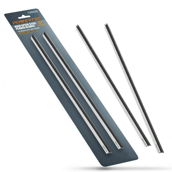 POWERTEC 12 Inch Planer Blades for Makita 2012, 2012NB Planer, Replacement for 793346-8 Planer Knives, Set of 4 (12832DD)