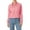 Pink, variant on Musuos Women´s Solid Color Denim Jacket, Casual Long Sleeve Button Down Chest Pocket Jean Jacket