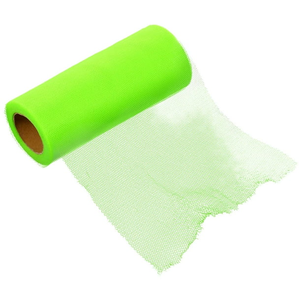 unbranded Rollo De Tela Tul Verde Para Faldas Moños Y Embellecimiento De Eventos