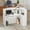 White, variant on WIAWG 55.9" Reception Desk for Office/Salon Wooden L Shaped Reception Station with Drawer Black