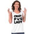 thumbnail image 5 of Crazy Pug Lady Dog Pets Owner Rescue Tank Top Tee Shirt Women Brisco Brands S, 5 of 5