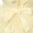 thumbnail image 7 of Richie House Little Girls Bright Yellow Cascade Ruffle Bridal Dress 4/5, 7 of 7