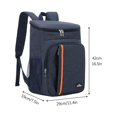 thumbnail image 2 of POINTERTECK Insulated Bag Dustproof Picnic Backpack Bags Waterproof Multi-function Thermal Insulation PEVA Leak Proof Knapsack, 2 of 18