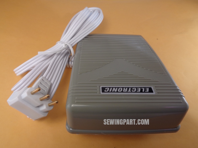 HONEYSEW 3-Prong Foot Control Pedal Cord For Viking, Janome, Kenmore, Pfaff & Singer Sewing Machines