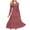 Pink, variant on Utoimkio Women's Casual Loose Long Sleeve Maxi Dress Fall Winter V Neck Full Length Swing Party Long Dresses for Women