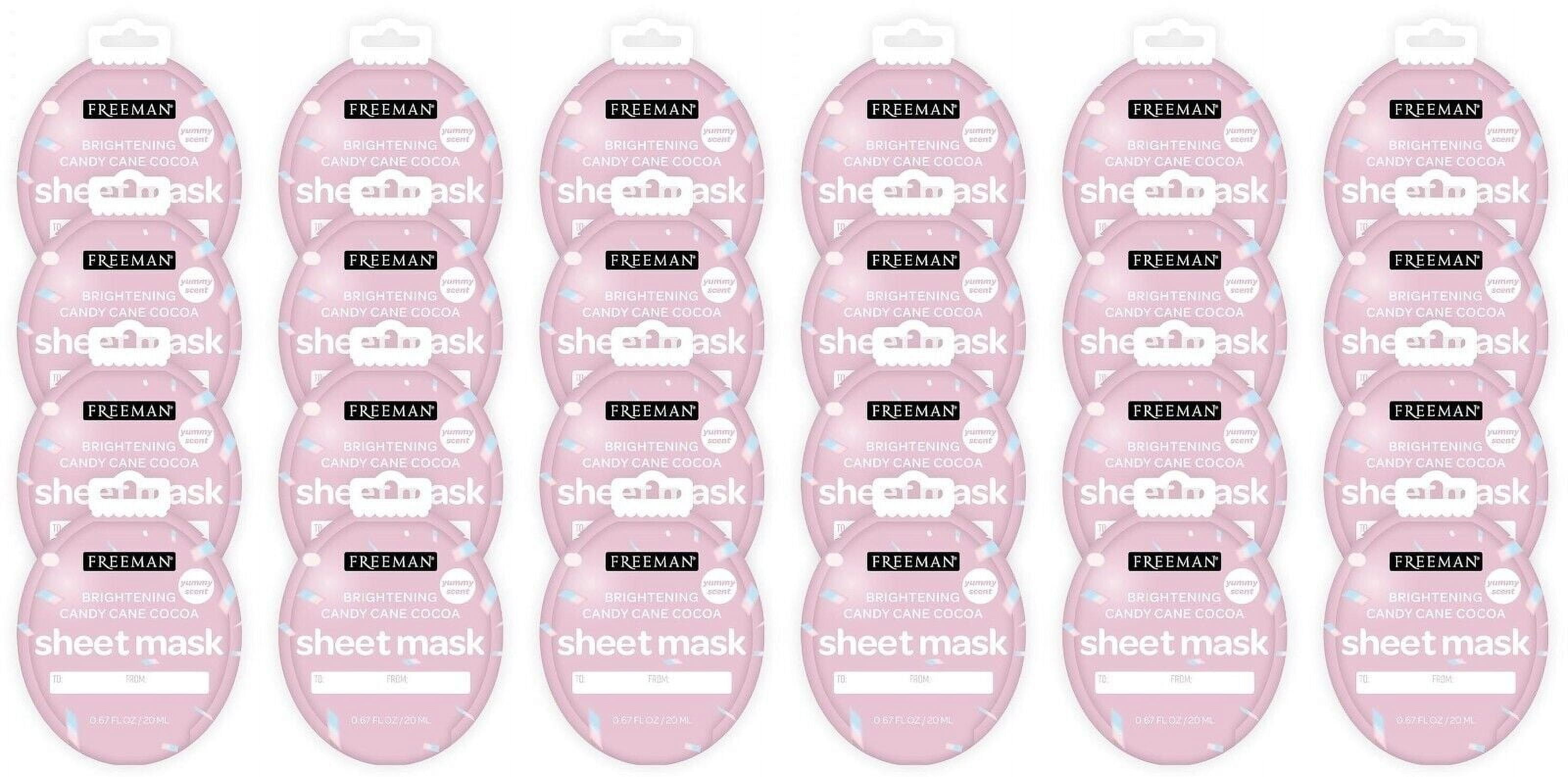 (72) Freeman Face Sheet Masks Hydrating, Detoxifying, Brightening -Gift Set Idea