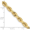 thumbnail image 2 of 14K Yellow Gold 7.0mm D/C Quadruple Rope Chain (24 X 7) Made In Peru qtr050-24, 2 of 5