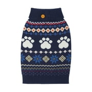 Vibrant Life Vl Blue Paw Sweater Xxs
