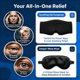 thumbnail image 3 of FACEMOON Gel Cooling Eye Mask Comfort for Puffy Eyes Dark Circles Sleep Aid Weighted Comfort Design, 3 of 6