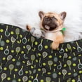 thumbnail image 3 of Rocae Tennis Rackets for Pet Blanket Dog Blanket Cat Blanket Soft Sleep for Small Medium Pet-Medium, 3 of 8