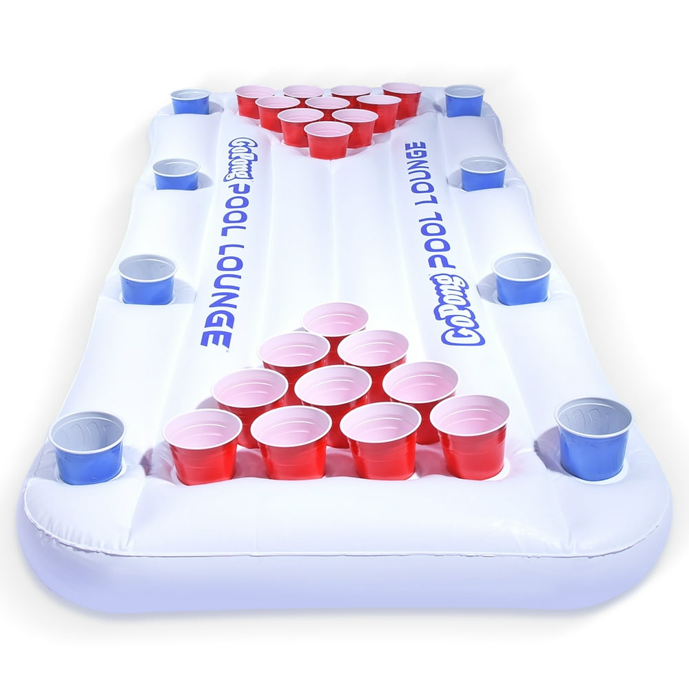 floating beer pong tables