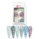 thumbnail image 1 of Polvo para uñas, joyería para decoración de uñas, purpurina de cristal, lentejuelas, juego de 6 colores, dispositivo de ventosas de silicona, 1 of 5