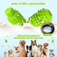 thumbnail image 3 of Natural Rubber Dog Chew Toy for Aggressive Chewers - Squeaky Gas Tank Design, Teeth Cleaning & Milk Flavor, Tough Toy for Large & Medium Dogs, 3 of 10